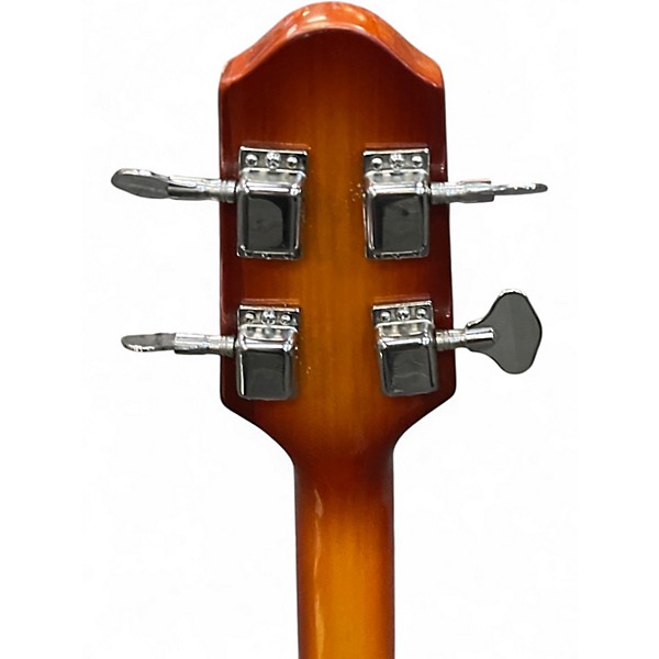 Used Crestwood violin sunburst Electric Bass Guitar