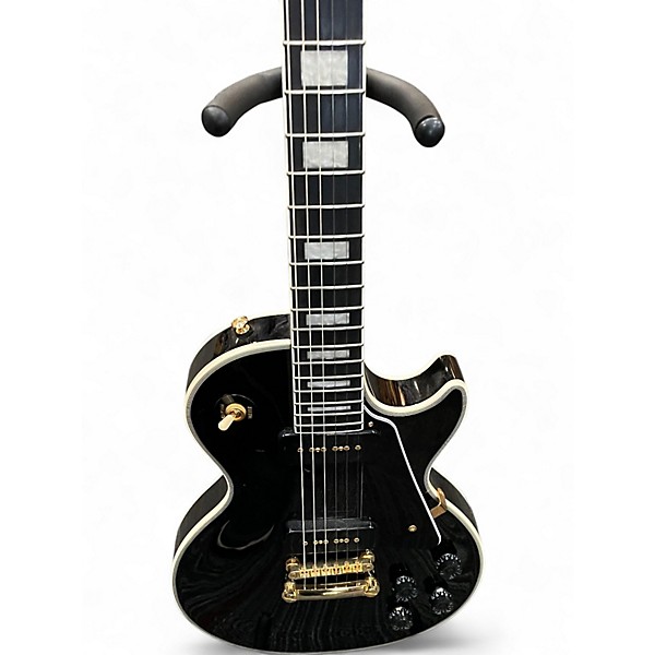 Used Epiphone les paul custom p90 ebony Solid Body Electric Guitar