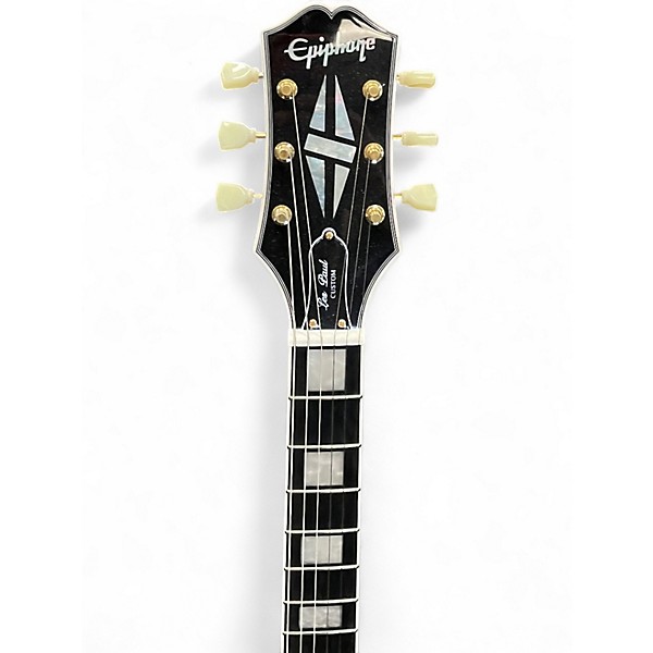 Used Epiphone les paul custom p90 ebony Solid Body Electric Guitar