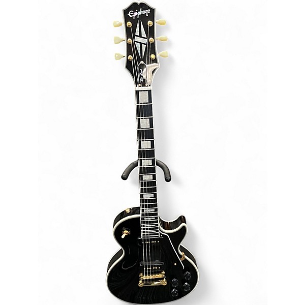 ギター Epiphone Les Paul Custom Ebony Epiphone Les Paul Custom Electric Guitar - Ebony | Sweetwater