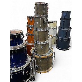 Used Yamaha 5 Piece Recording Custom TRANS GRAY GREEN Drum Kit