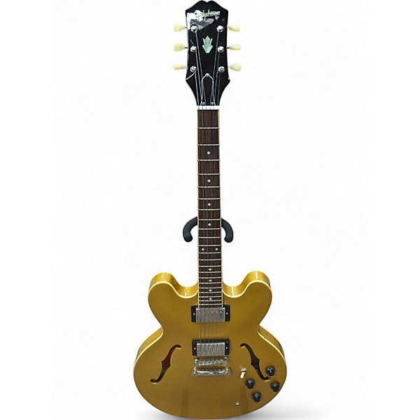 Used Epiphone ES355 Gold Hollow Body Electric Guitar