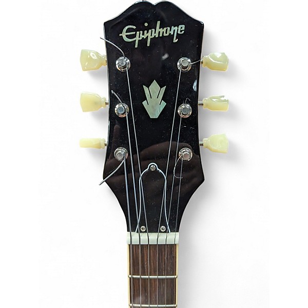 Used Epiphone ES355 Gold Hollow Body Electric Guitar