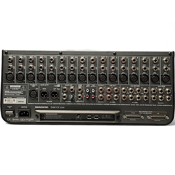 Used Mackie onyx 1640 Powered Mixer