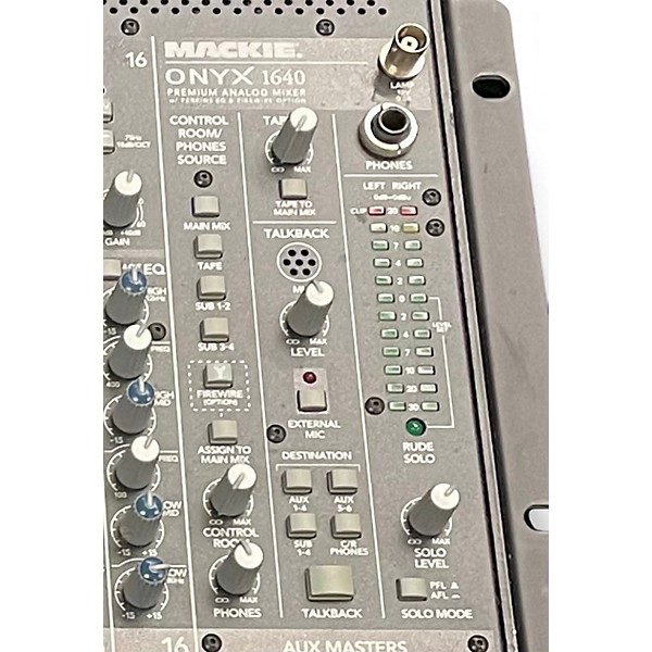 Used Mackie onyx 1640 Powered Mixer
