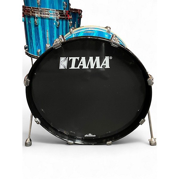 Used TAMA 4 Piece Starclassic BLUE AURORA Drum Kit