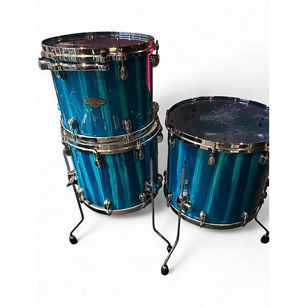 Used TAMA 4 Piece Starclassic BLUE AURORA Drum Kit