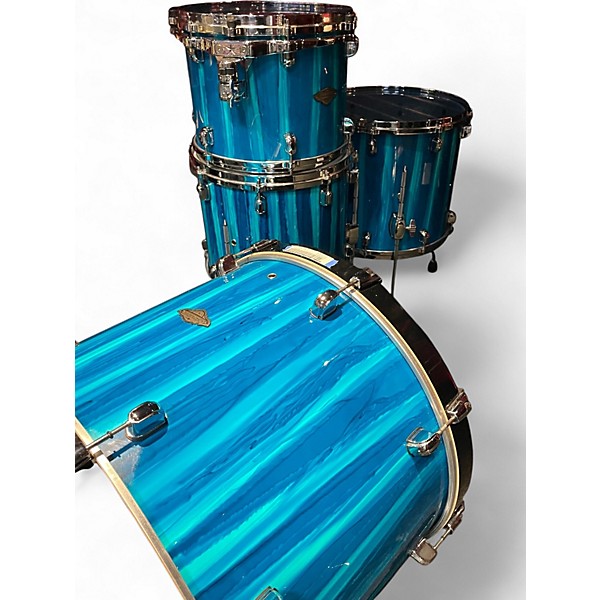Used TAMA 4 Piece Starclassic BLUE AURORA Drum Kit