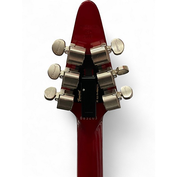 Used 2008 Gibson ROBOT FLYING V Metallic Red Solid Body