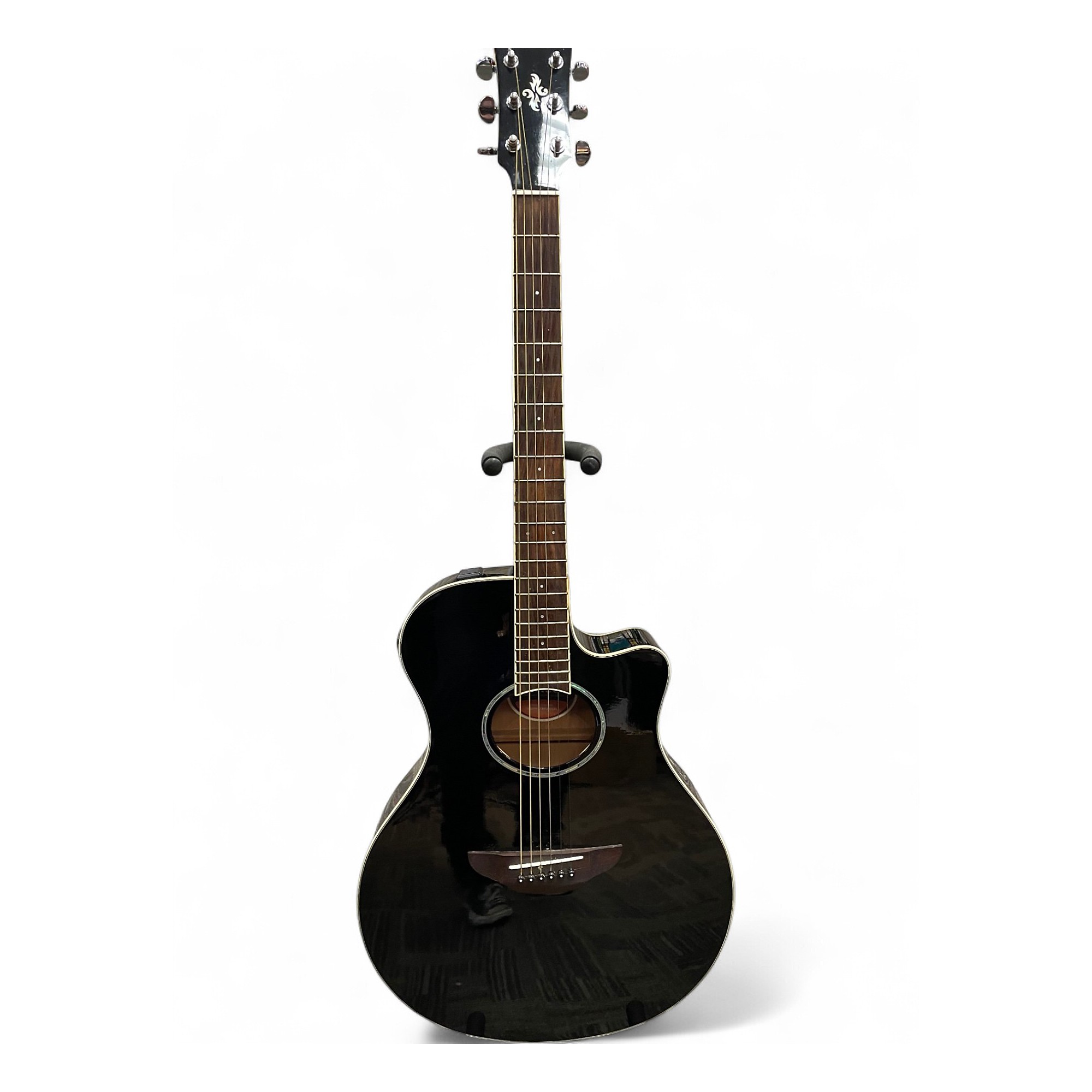 Used Yamaha APX600 Black Acoustic Electric Guitar Black