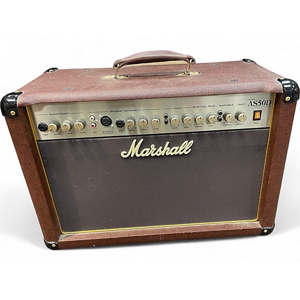 Used Marshall AS50D 50W 2X8 Acoustic Guitar Combo Amp