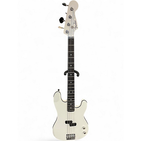 Used Fender Aerodyne Precision Bass Arctic White Electric