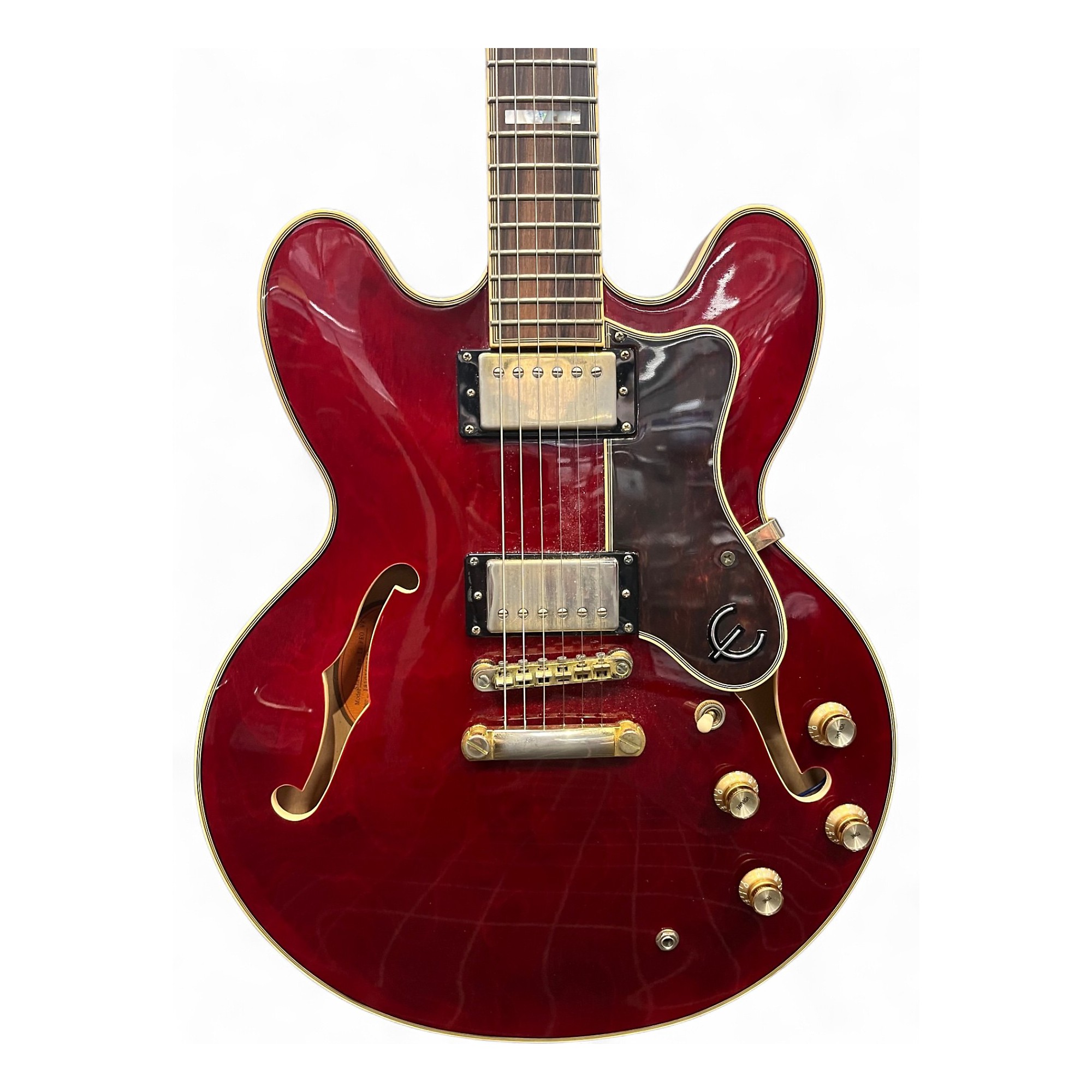 Used Epiphone Sheraton II Wine Red Hollow Body Electric