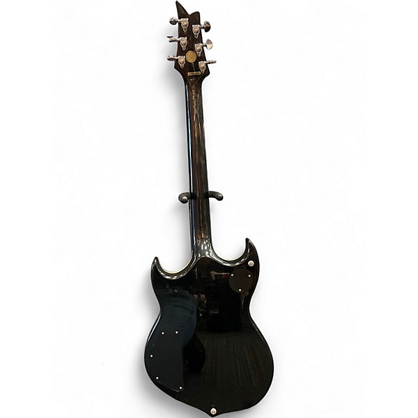 Used Silvertone sovereign special Paul Stanley black sparkle Solid Body Electric Guitar