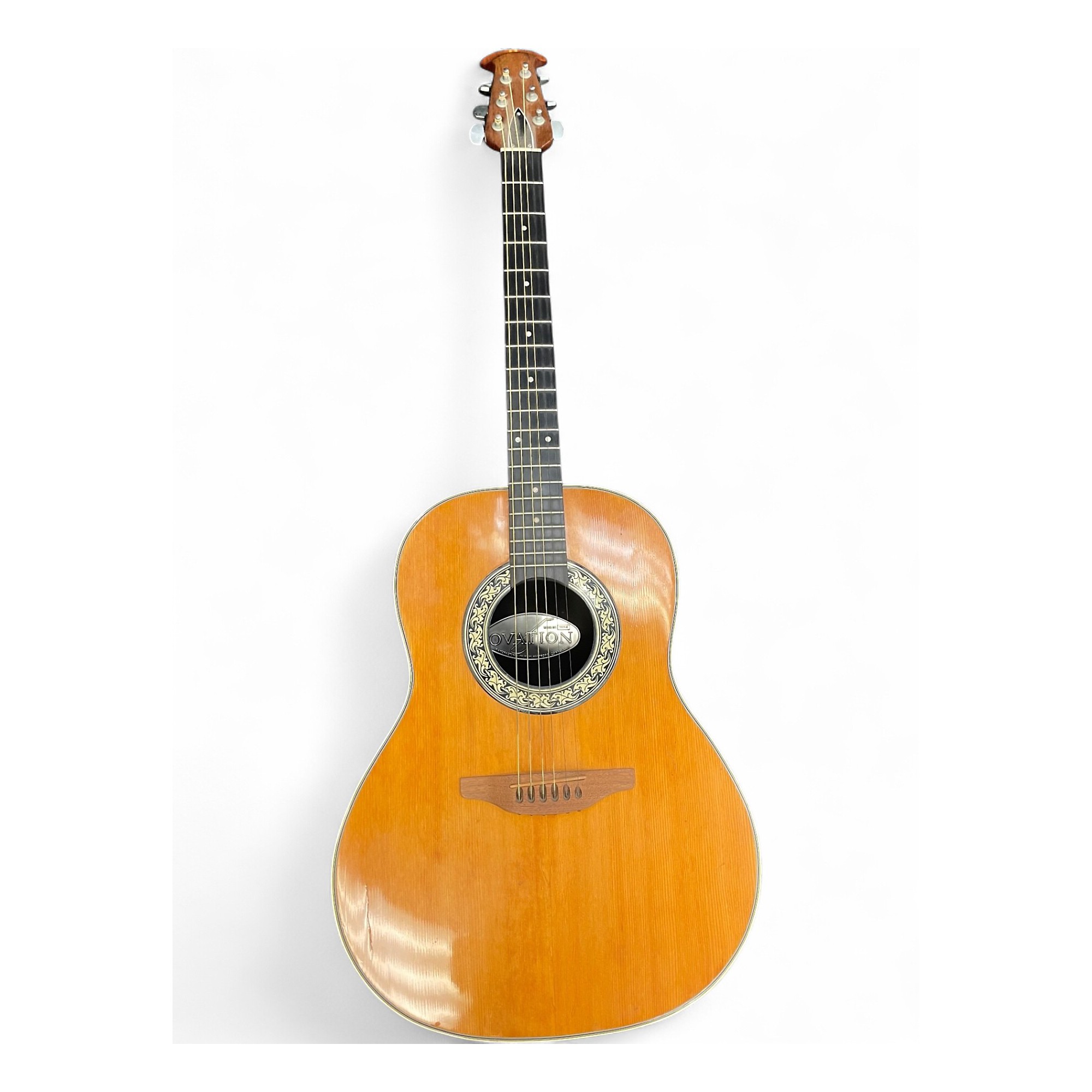 Used Ovation 1111-4 Natural Acoustic Electric Guitar Natural