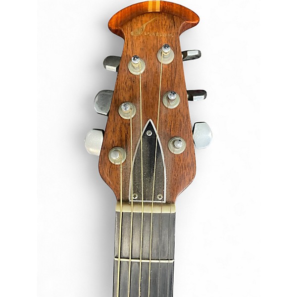 Used Ovation 1111-4 Natural Acoustic Electric Guitar