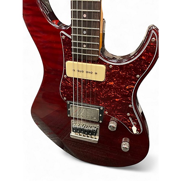 Used Yamaha Pacifica PAC11HFM Trans Red Solid Body Electric Guitar