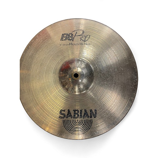 Used SABIAN 14in B8 PRO HEAVY HI-HATS Cymbal