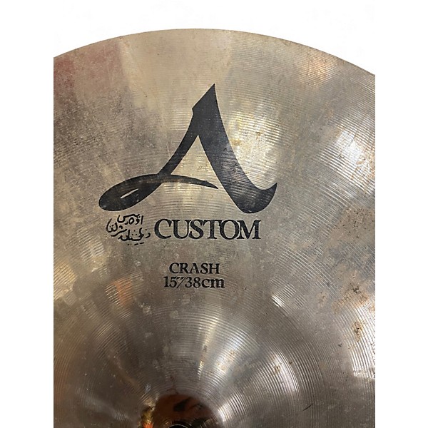 Used Zildjian 15in A Custom Crash Cymbal