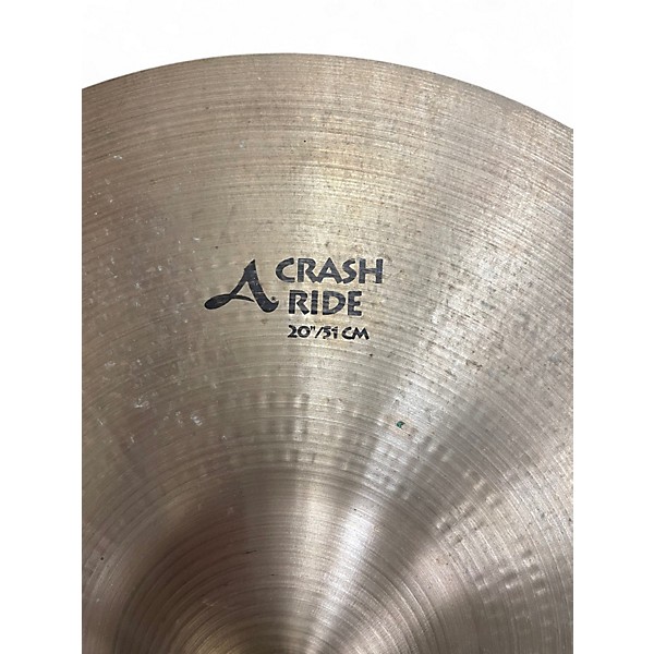 Used Zildjian 20in A Series Crash Ride Cymbal