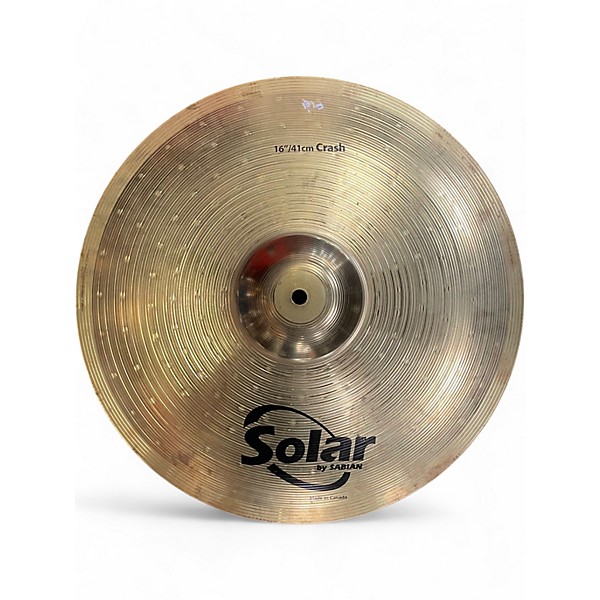 Used Solar by Sabian 16in CRASH Cymbal
