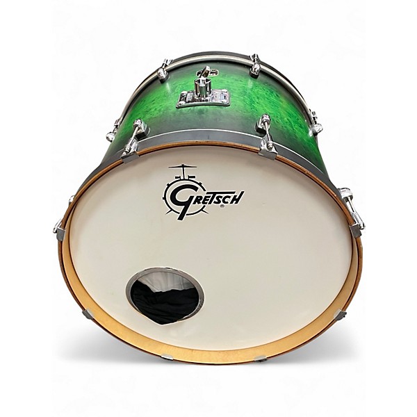 Used Gretsch Drums 4 Piece Catalina Maple Green Fade Drum Kit