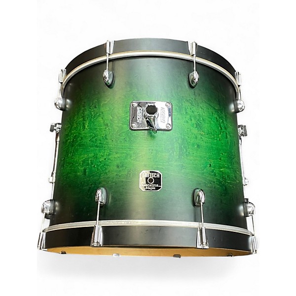 Used Gretsch Drums 4 Piece Catalina Maple Green Fade Drum Kit