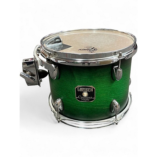 Used Gretsch Drums 4 Piece Catalina Maple Green Fade Drum Kit