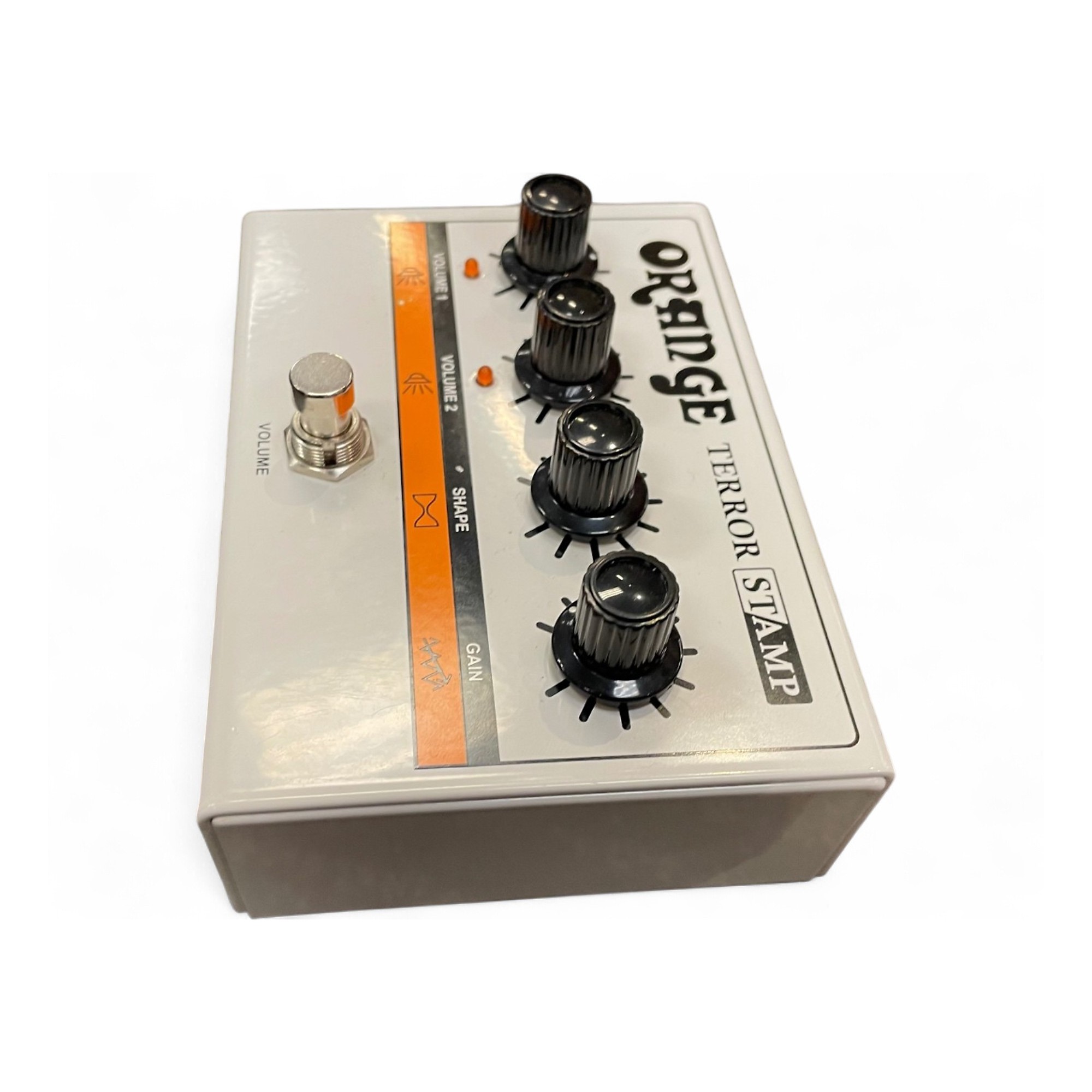 ギター Orange Terror Stamp Orange Terror Stamp 20 Watt Hybrid Guitar Amp Pedal Orange
