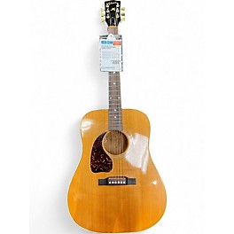 Used Gibson Gospel left handed Antique Natural Acoustic Guitar