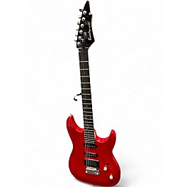 Used Brawley Threat Red Solid Body Electric Guitar