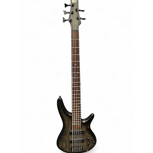 Used Ibanez SR605E BLACK STAIN BURST Electric Bass Guitar