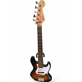 Used Squier Affinity Jazz Bass V 5 String Sunburst Electric Bass Guitar
