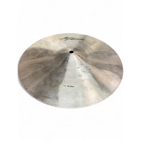 Used Agazarian 13in hi hat top Cymbal
