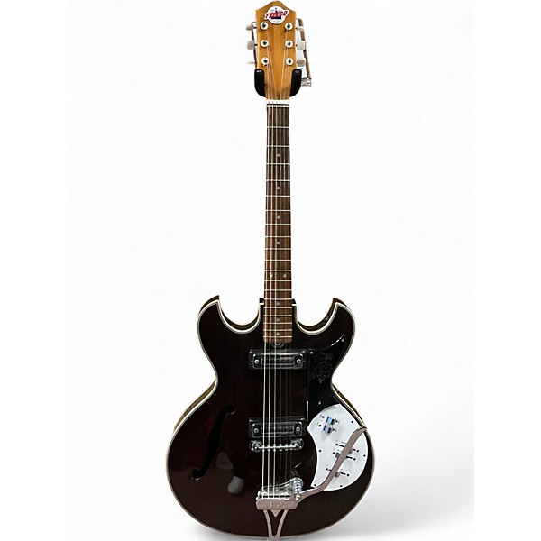 Vintage 1960s Teisco EP-90T Walnut Hollow Body Electric Guitar