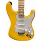 Used Squier Limited Edition Squier Sonic Stratocaster HT Graffiti Yellow Solid Body Electric Guitar