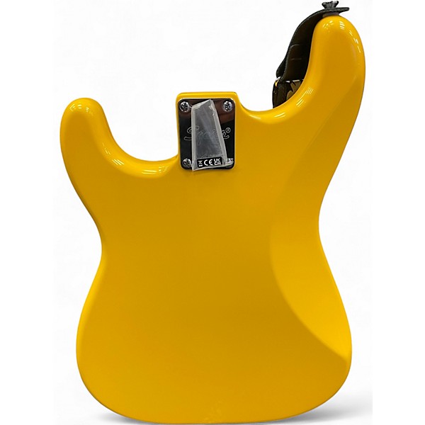 Used Squier Limited Edition Squier Sonic Stratocaster HT Graffiti Yellow Solid Body Electric Guitar