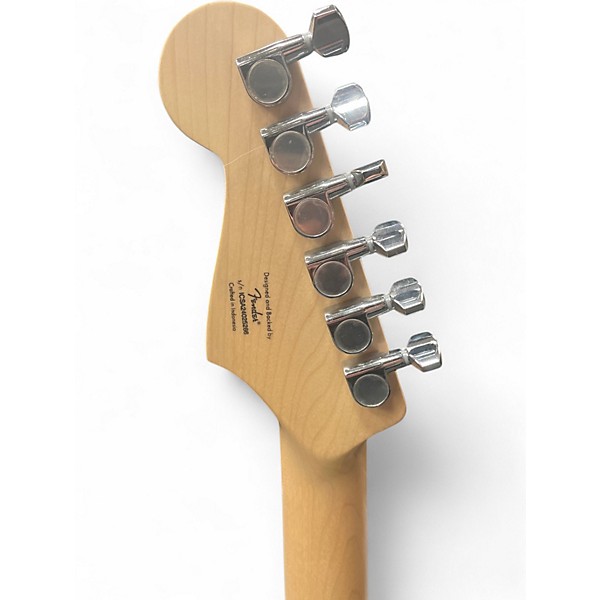 Used Squier Limited Edition Squier Sonic Stratocaster HT Graffiti Yellow Solid Body Electric Guitar