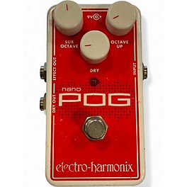 Used Electro-Harmonix Nano POG Polyphonic Octave Generator Effect Pedal