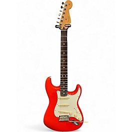 Used 2024 Fender PLAYER II STRATOCASTER  CORAL RED Solid Body Electric Guitar