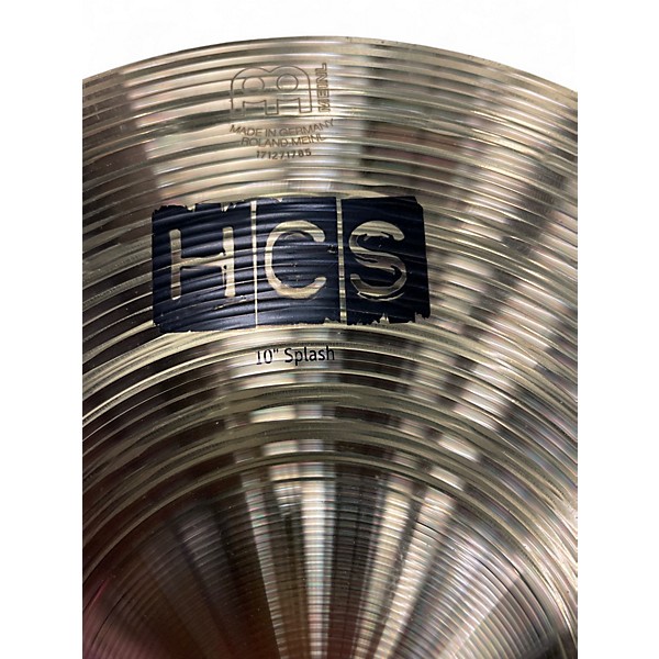 Used MEINL 10in HCS Splash Cymbal