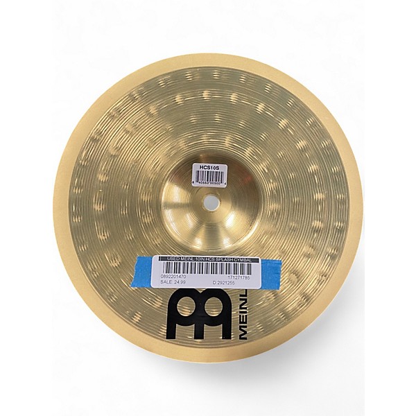 Used MEINL 10in HCS Splash Cymbal