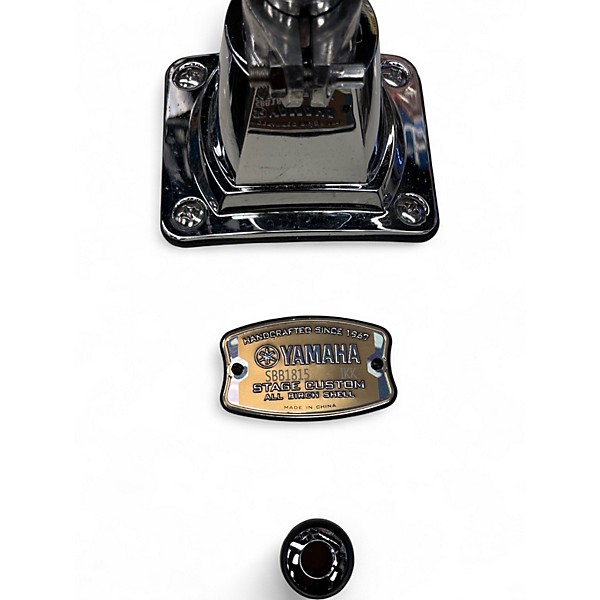 Used Yamaha 3 Piece Stage Custom White Drum Kit