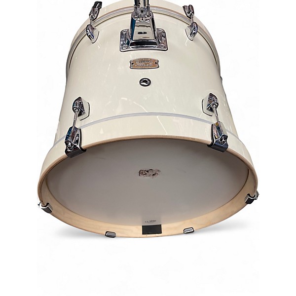 Used Yamaha 3 Piece Stage Custom White Drum Kit