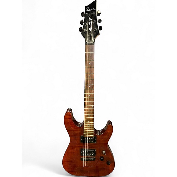 Used Schecter Guitar Research GRYPHON Brown Solid Body Electric Guitar