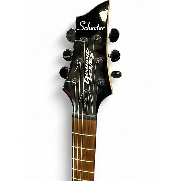 Used Schecter Guitar Research GRYPHON Brown Solid Body Electric Guitar