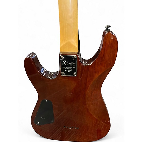 Used Schecter Guitar Research GRYPHON Brown Solid Body Electric Guitar