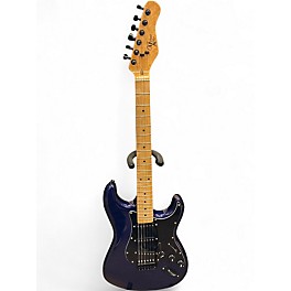 Used Michael Kelly Stratocaster Style Purple Solid Body Electric Guitar