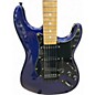 Used Michael Kelly Stratocaster Style Purple Solid Body Electric Guitar