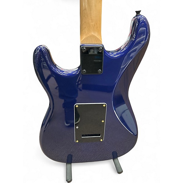 Used Michael Kelly Stratocaster Style Purple Solid Body Electric Guitar